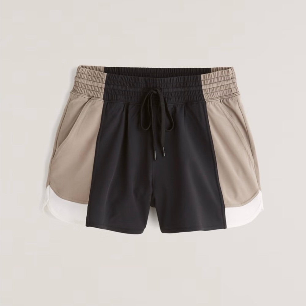 Like New! Abercrombie YPB motionTEK High Rise Lined Workout Short